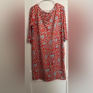 Before and Again Orange Dress, size XL